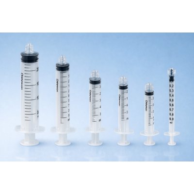Chirana stříkačka 3-dílná 2ml LUER-LOCK 100 ks – Zboží Dáma