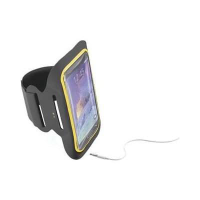 Pouzdro CellularLine Sportovní soft CellularLine ARMBAND FITNESS, pro smartphony do velikosti 5,5", černé