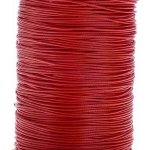 Pro Háčkování Bavlněná voskovaná šňůrka červená 5 m – Zboží Dáma