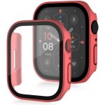 VSECHNONAMOBIL 67661 PC FULL COVER Plastový kryt so sklom pre Apple Watch SE / SE 2022 / SE 2023 / SE 2025 (40mm) červený – Hledejceny.cz