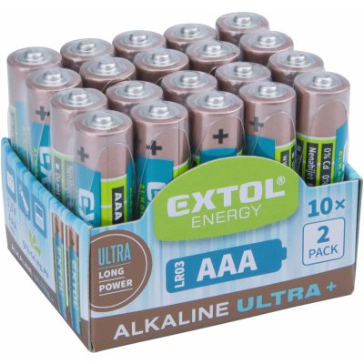EXTOL ENERGY Ultra+ AAA 20ks 42012 – Sleviste.cz