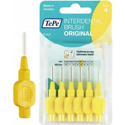 TePe Original mezizubní kartáčky 0,70 mm 6 ks – Hledejceny.cz
