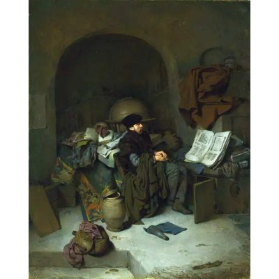 Obrazy - Bega, Cornelis: Astrolog - reprodukce obrazu – Sleviste.cz