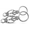 SM, BDSM, fetiš Easytoys Japanese Clover Clamps With Ring Fetish Collection