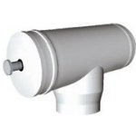 Almeva Lik revizní T-kus s měřícím otvorem redukovaný 60/100, hrdlo 80/125 mm LPTK81 – Zboží Dáma