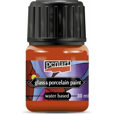 Pentart Barva na sklo a porcelán PENTART 30 ml ORANŽOVÁ – Hledejceny.cz