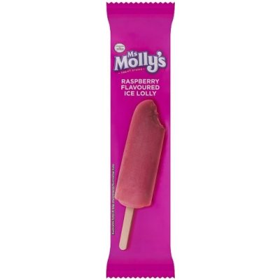 Ms Molly's Mražený krém vodový s malinovou příchutí s malinovou náplní 70 ml – Zbozi.Blesk.cz