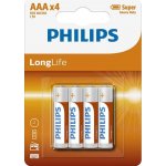 Philips LongLife AAA 4ks R03L4B/10 – Zbozi.Blesk.cz