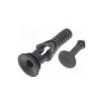 FIX&FASTEN Spojka pro ventilátory a kryty plast barva černá 4,5mm – Sleviste.cz