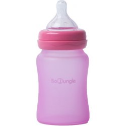 Bo Jungle skleněná láhev s úchyty B Thermo Pink 150ml