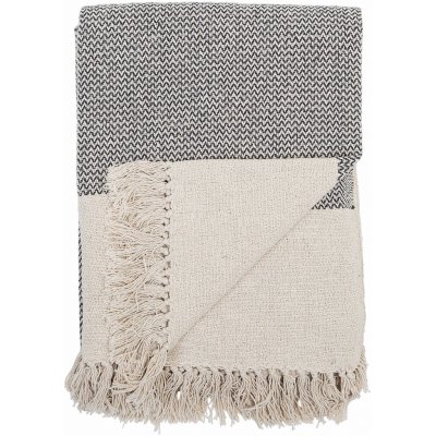 Bloomingville přehoz na postel Tkaný Grey 160 x 130 cm – Zboží Mobilmania