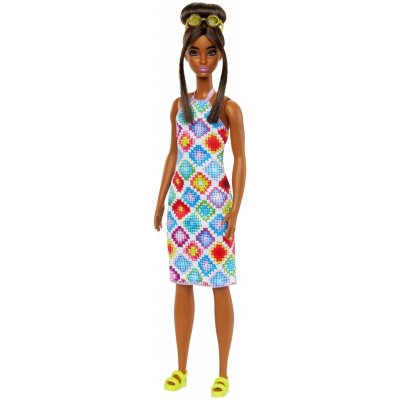 Barbie Modelka 210 - Háčkované šaty FBR37 – Zboží Dáma