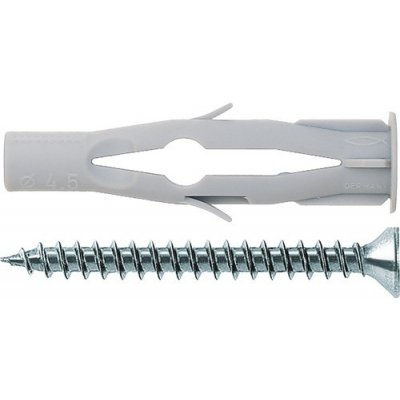 Univerzální hmoždinka Fischer FU 8x50 s vrutem, balení 6 ks – Sleviste.cz