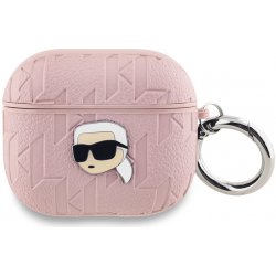 Karl Lagerfeld PU Embossed Karl Head Pouzdro pro AirPods 3 KLA3PGKIPP