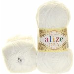 Alize Diva bílá 55 – Zboží Dáma