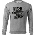 Jsem takto starý VHS diskety a kazety V3 mikina ESSENTIAL – Hledejceny.cz