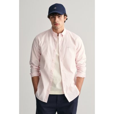 Gant košile reg pinpoint Oxford shirt růžová – Zboží Mobilmania