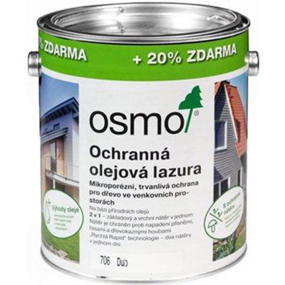 Osmo 708 Ochranná olejová lazura 0,005 l vzorkový sáček Teak – Sleviste.cz