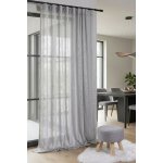Záclona markizeta Hrubé plátýnko s olůvkem světle šedá š.320cm - 320 cm 1264 šedá – Hledejceny.cz