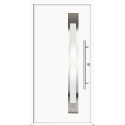 Aron Ocelové vchodové dveře bezpečnostní RC2 110 x 210 cm P bílé – Hledejceny.cz