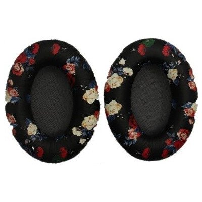 eses pro Bose QuietComfort 2 15 25 a 35 vzorované květinové s černým vnitřkem bez vzoru – Zboží Živě
