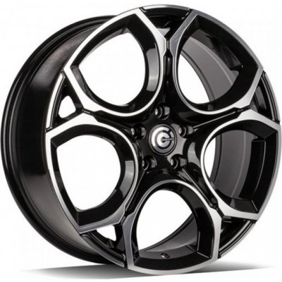 Carbonado UNIQUE 8x19 5x112 ET45 black gloss lip polished – Hledejceny.cz