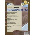 Doltak stínící síť Browntex160 90% 1 x 50 m hnědá – Zboží Mobilmania