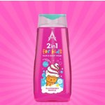 Astonish Sprchový gel a šampon 2v1 pro děti s vůní malin a vanilky 400 ml – Sleviste.cz