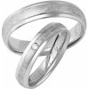 Prsteny Aumanti Snubní prsteny 212 Stříbro bílá