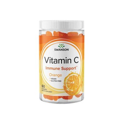 Swanson Vitamin C Pomeranč 60 ks gummies