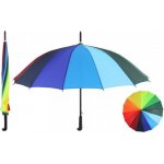 Teddies deštník vystřelovací holový duhový – Zboží Dáma