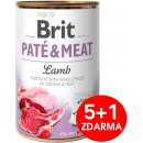 Konzerva pro psy Brit Paté & Meat Dog Lamb 6 x 400 g
