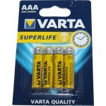 Varta SUPERLIFE AAA 4 ks 2003101304 – Zboží Živě