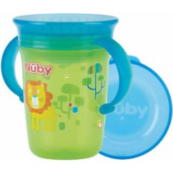 Nûby 360° Tritan hrnek na pití Wonder Cup zelená 240 ml