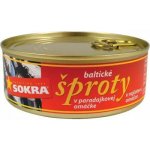 Sokra Baltické šproty v rajčatové omáčce 240 g – Hledejceny.cz