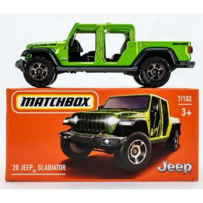 Matchbox Toys 20 Jeep Gladiator Box zelený – Zbozi.Blesk.cz