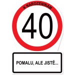 Albi Přání k narozeninám - Dopravní značka 40 let – Sleviste.cz