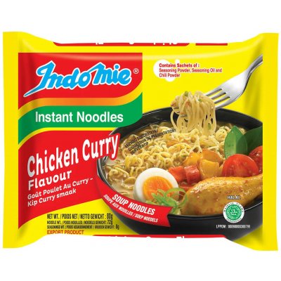Indomie kuřecí polévka s nudlemi a kari 75 g – Hledejceny.cz