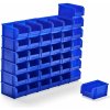 Úložný box AJ Produkty Plastový box Apart, 235x145x125 mm, bal. 38 ks, modrý