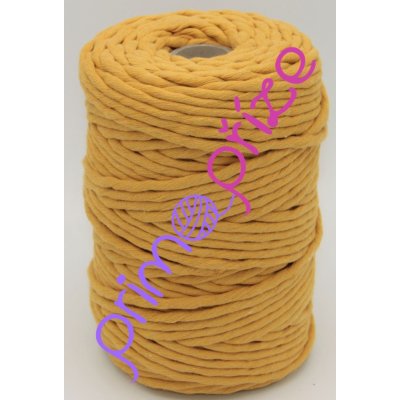 PRIMA Šňůry Macrame Single Twist hořčicová - poslední kus - sleva 25% – Sleviste.cz