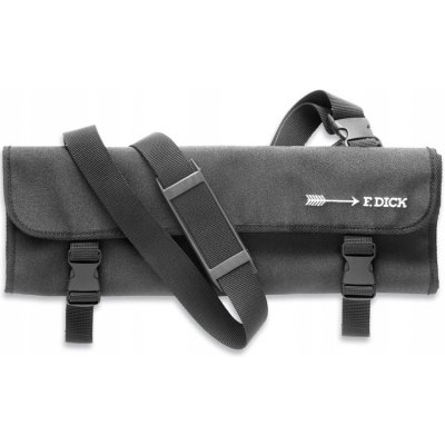 Dick textilní rolovací taška s popruhem a 11 otvory černá – Zboží Mobilmania