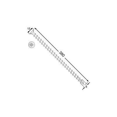 DOMAX CPS 08380 Vrut 8x380 - (50/bal) – Hledejceny.cz