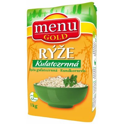 Menu Gold Rýže kulatozrnná 1 kg – Zboží Mobilmania