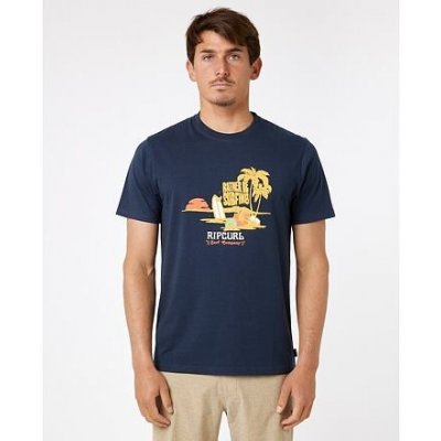 Rip Curl tričko Framed Tee dark Navy – Zboží Mobilmania