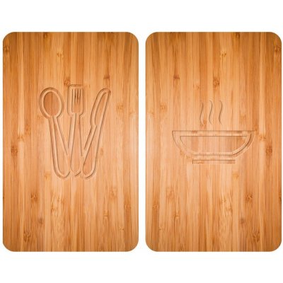 Wenko Univerzální deska na sporák, 2dílná (vzhled dřeva) – Sleviste.cz