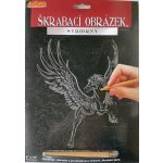 SMT Creatoys Škrabací obrázek stříbrný 20x25 cm Pegas 1 – Zbozi.Blesk.cz