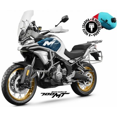 CFMoto 700MT Adventure od Throttle Punks Bílá | Zboží Auto