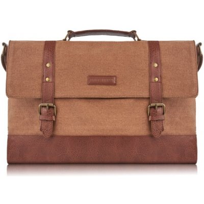 Paolo Peruzzi pánská pracovní taška přes rameno hnědá – Zboží Mobilmania