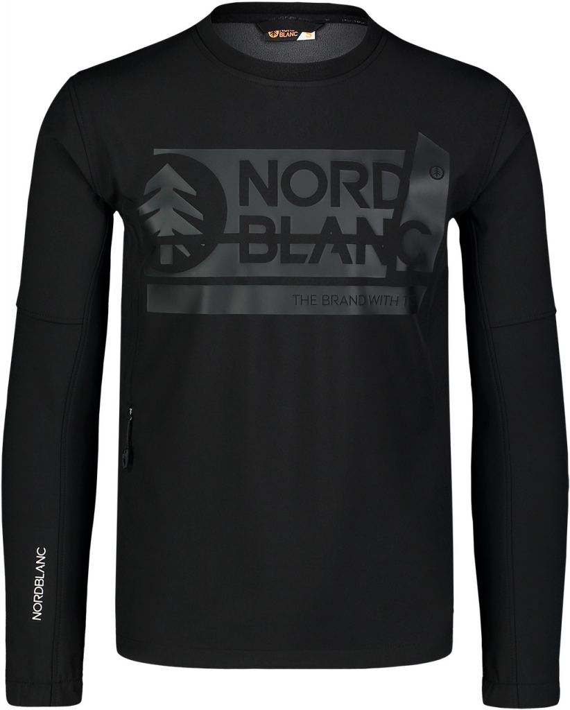 Nordblanc Decomponate lehká softshellová mikina černá