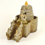 Ancient Wisdom Stojánek na vonné kužely backflow Buddha temple – Zboží Dáma